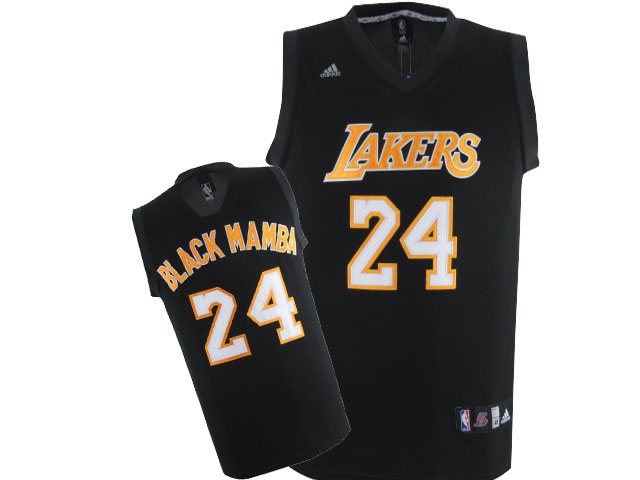 2012 New style NBA Los Angeles Lakers Kobe Bryant Black Mamba Swingman Fashion Adidas Jerseys